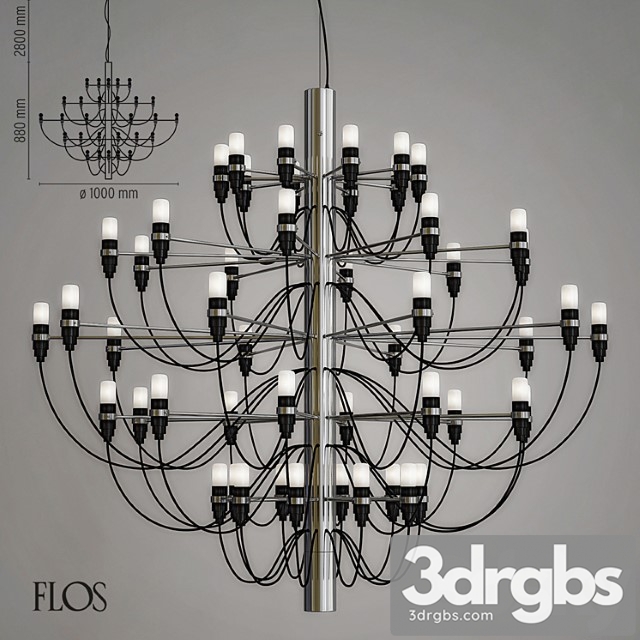 Flos 2097 50 holder chrome