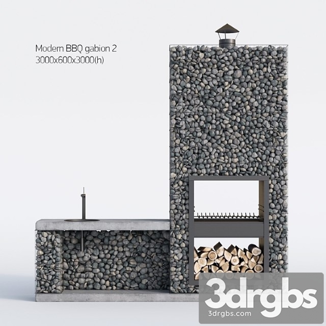 Modern Barbecue From Gabion 2