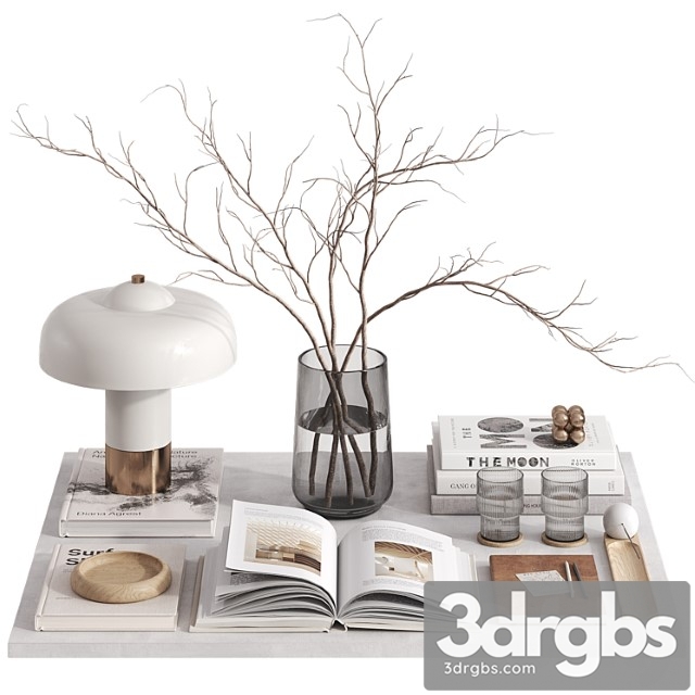 Decorative Set With Giovanni Table Lamp