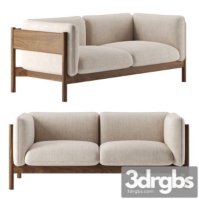 Arbor 2 seater sofa by hay