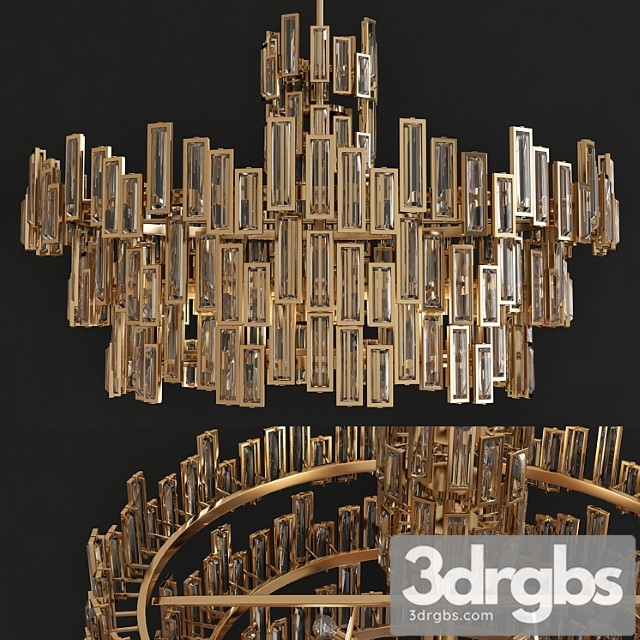 Chic gold chandelier modern metropolitan