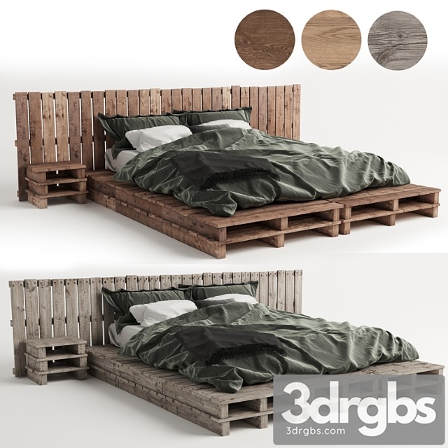 Wood pallet bed 2