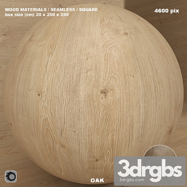 Wood oak material (seamless) - set 73