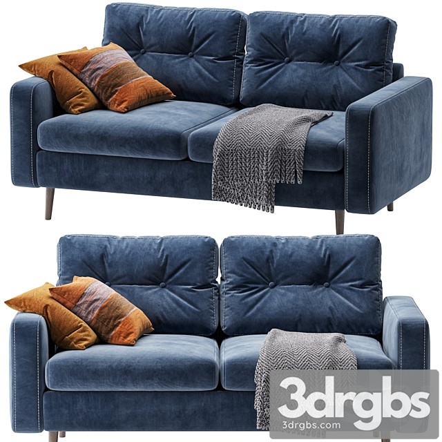 Sofa Deans Mini Velvet Blue