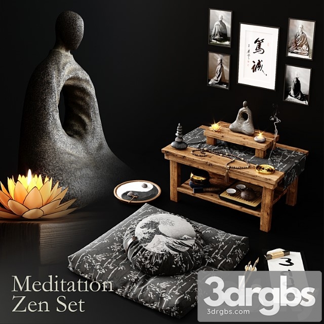 Meditation zen set
