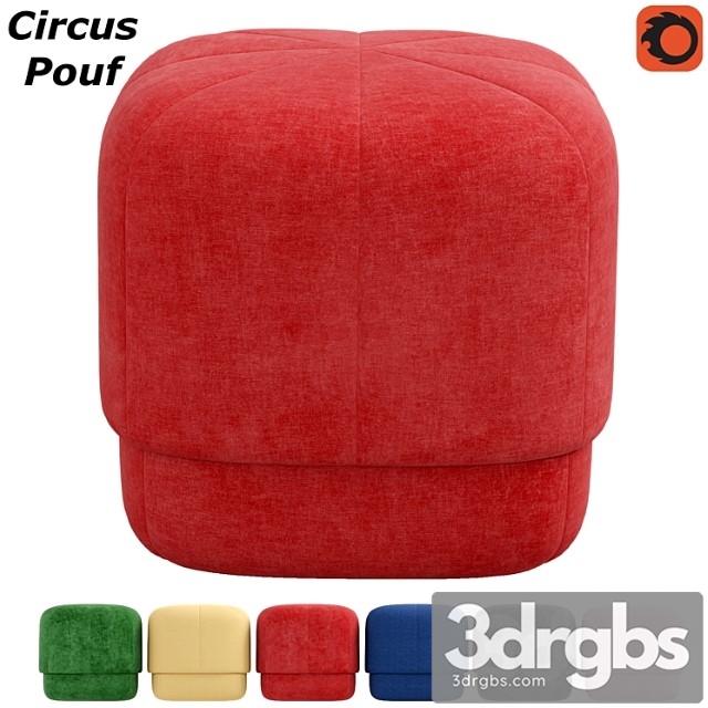 Circus pouf - stool small 2