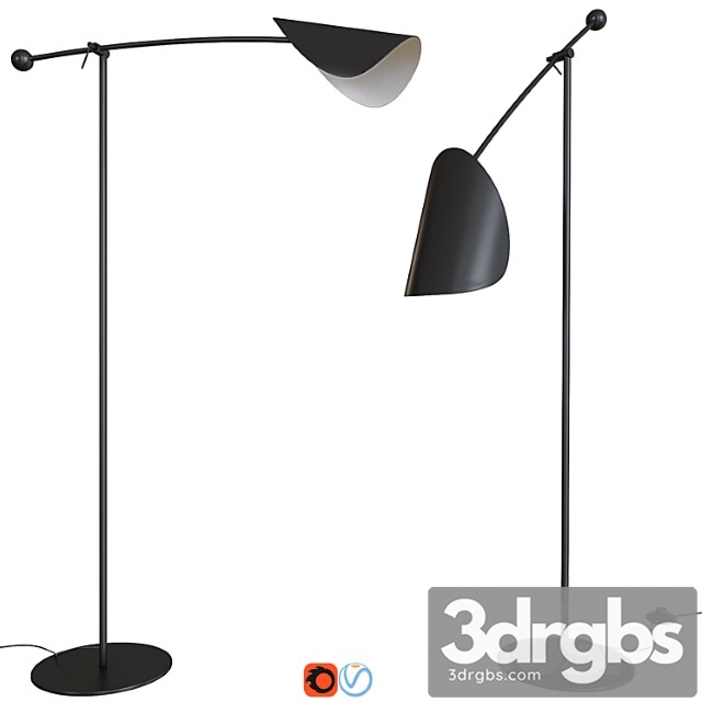 Funambule Adjustable Reading Floor Lamp