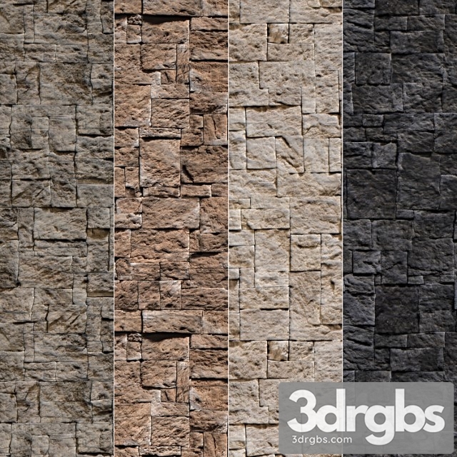 Stone walls set 3