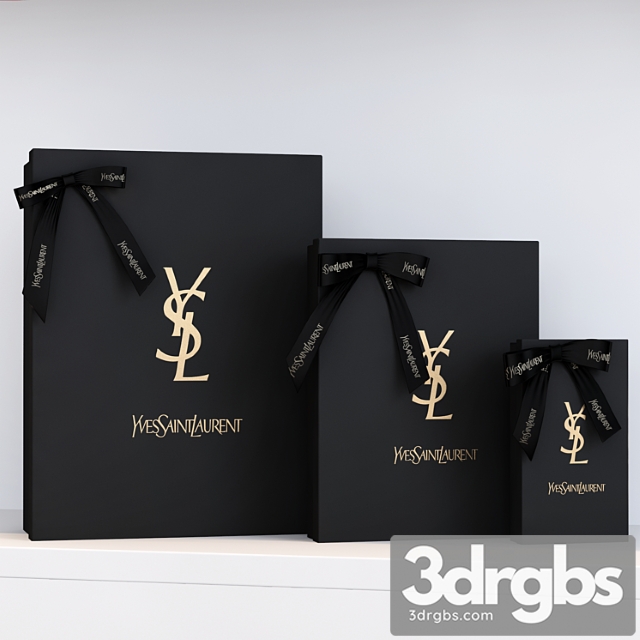 Boxes of yves saint laurent