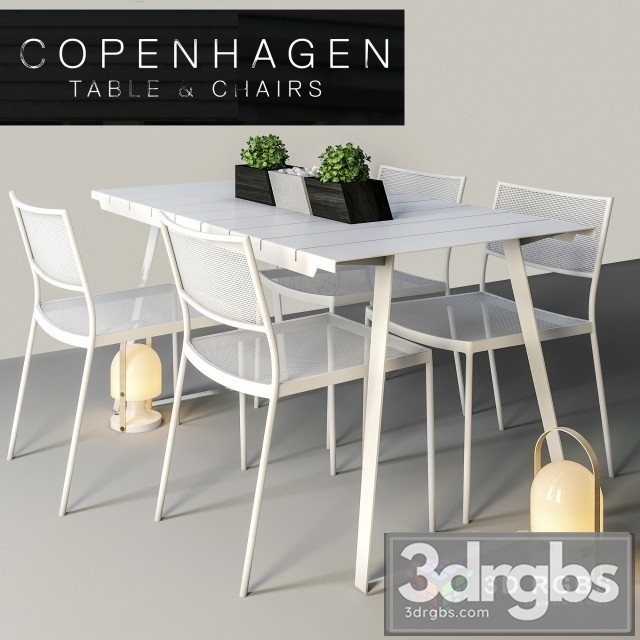 Copenhagen Table and Chair