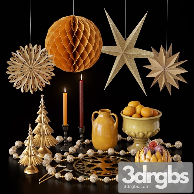 Decorative set Christmas decorative set