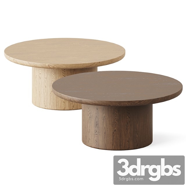 Justice oak coffee table by cb2