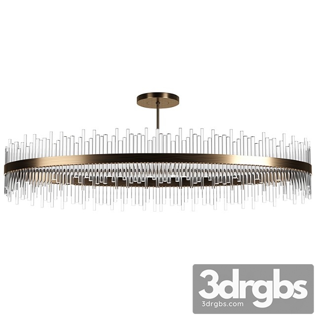 Chandelier bella figura bond street oval chandelier cl122-oval-200