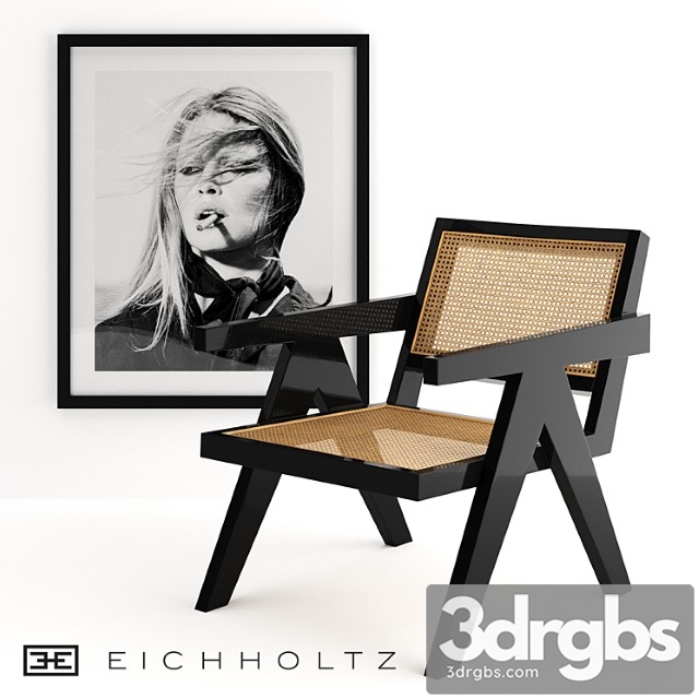 Eichholtz chair adagio, print brigitte bardot