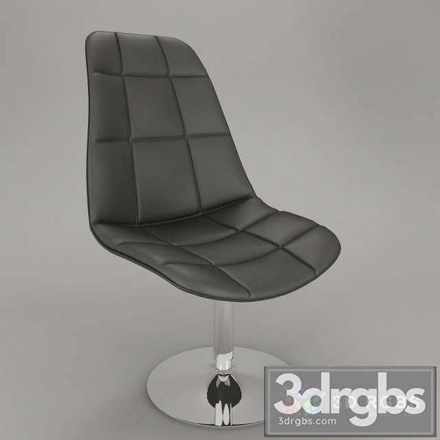 Metro Black Revolving Bar Chair