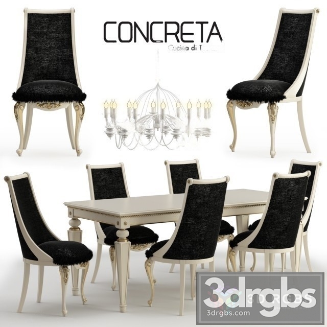 Concreta Arrogance Table and Chair