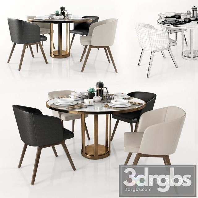 Round Dining Set 5