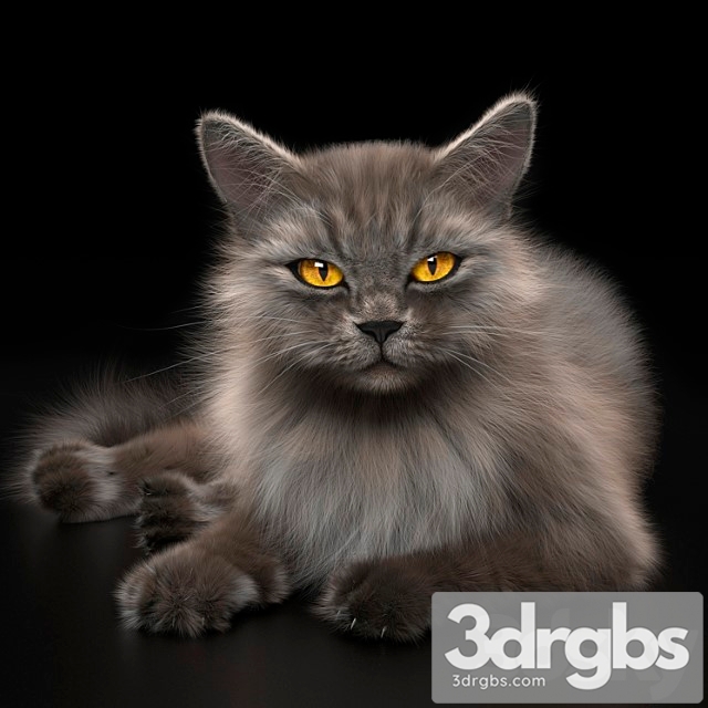 Creature Cat 4 vray