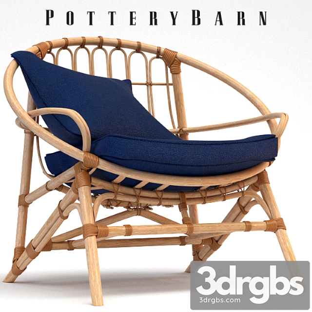 Pottery Baron Luling Rattan Chair
