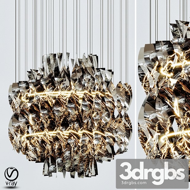 Aura fumo chandelier