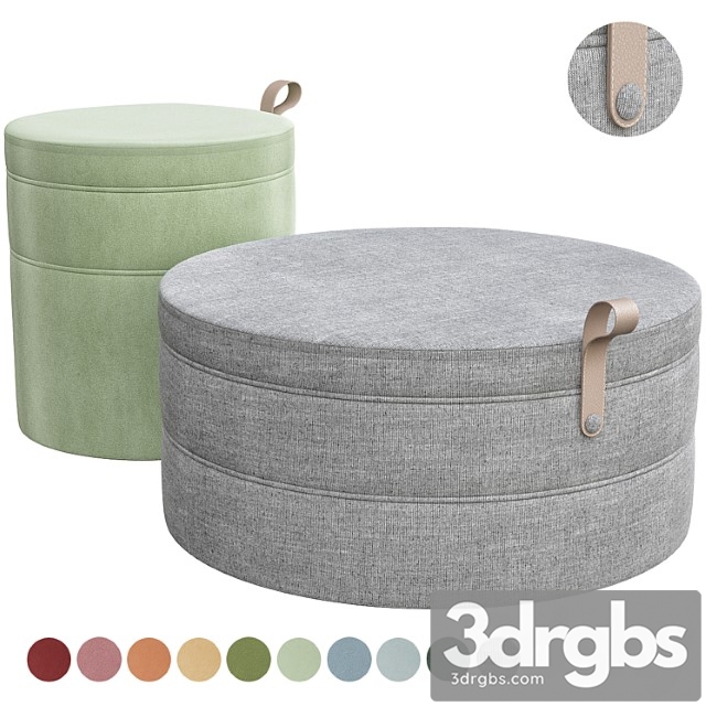 Bolia large garb pouf