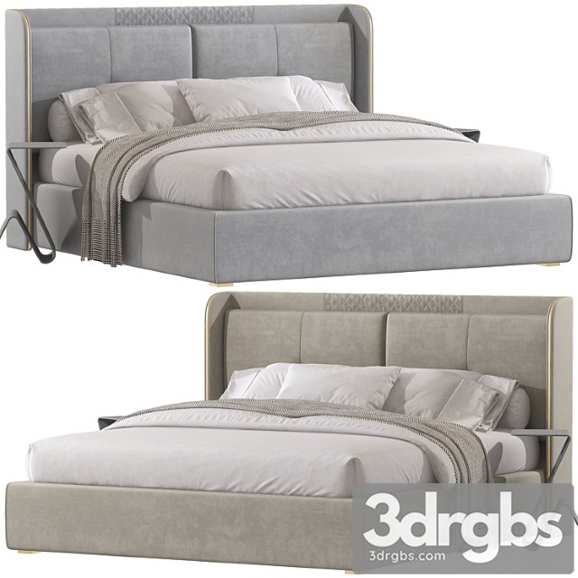 White Wingback Bed 102