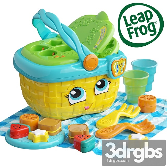 Toy Leap Frog Picnic Basket