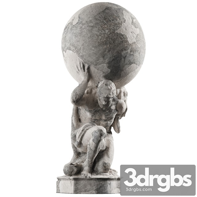 Hercules holding globe