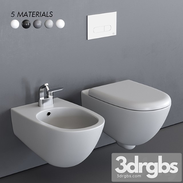 Ceramica Flaminia Spin Wall Hung Wc 2