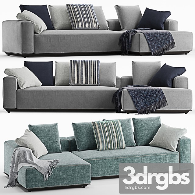 B&b italia hybrid sofa set
