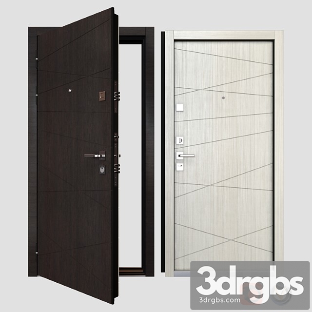 Entrance metal door mastino monte