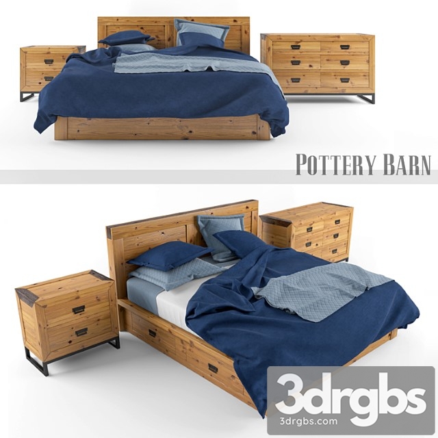 Pottery Barn Hendrix Bed Set