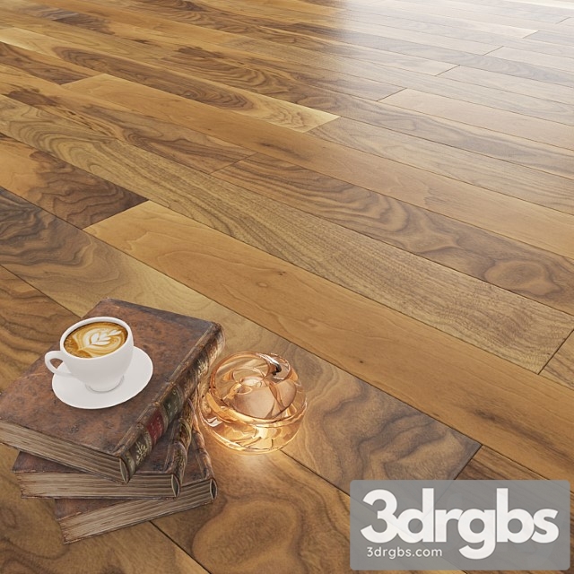 Walnut natural parquet