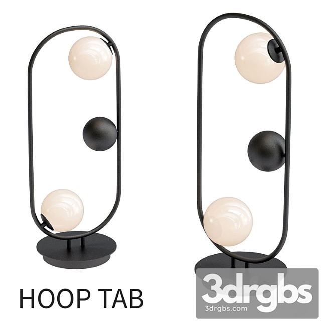 Hoop tab black