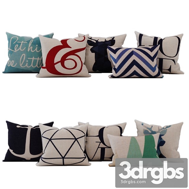 Nordic design pillow cases