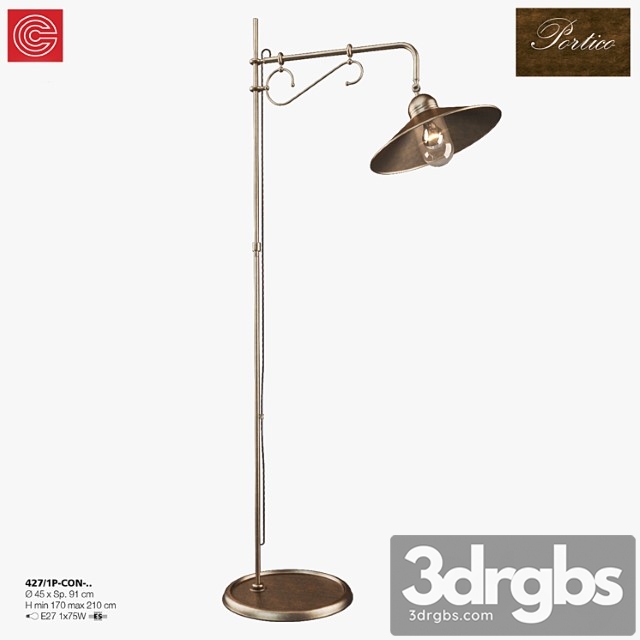 Floor Lamp Cremasco Illuminazione Portico Art 427 2