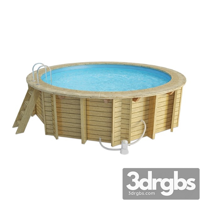 Wooden Round Swimming Pool