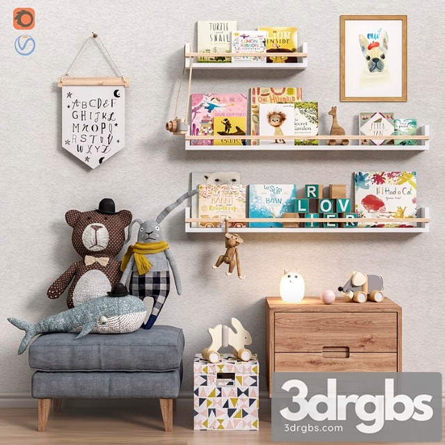 Toys and furniture set 35