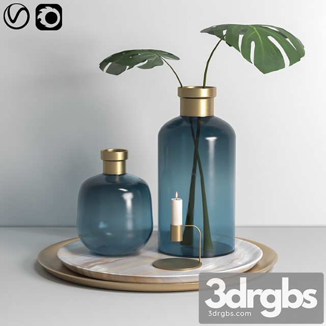 Decorative vase set 006