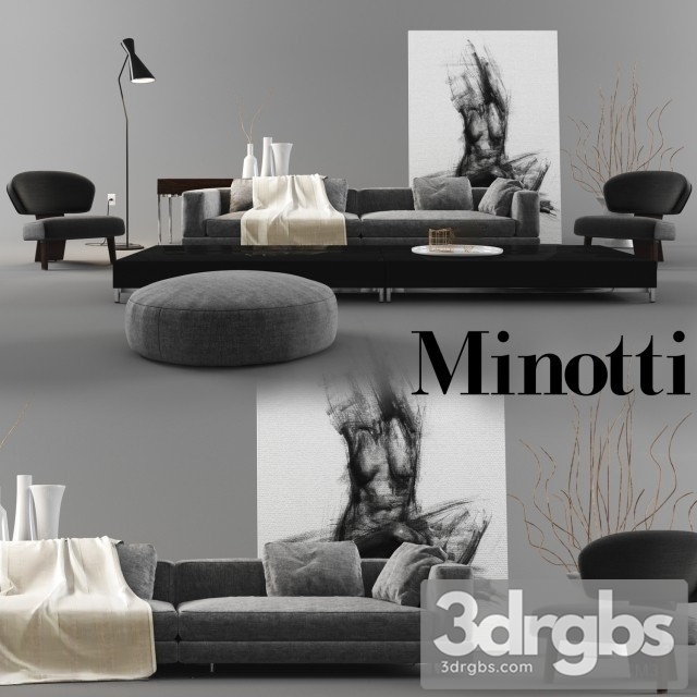 Minotti Sofa Set 03