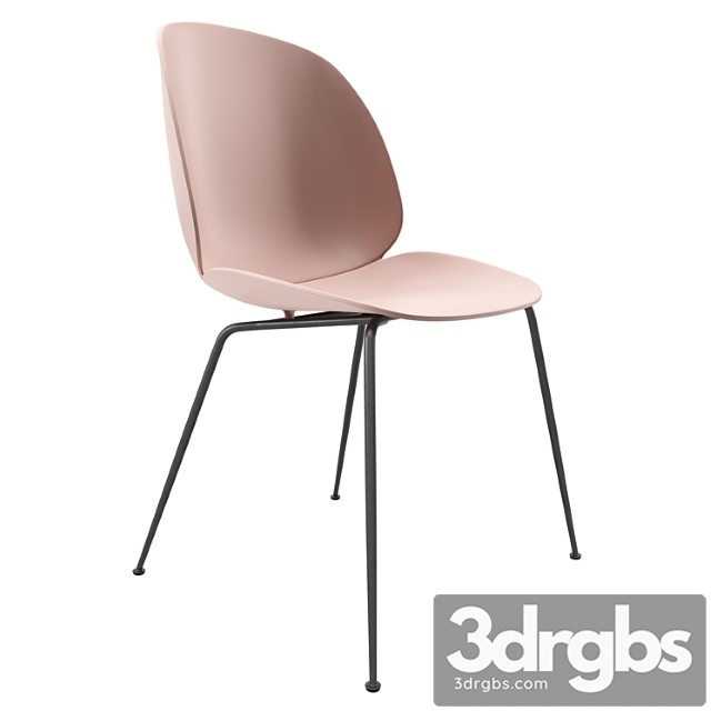 Gubi beetle dining chair (un upholstered conic base) 2