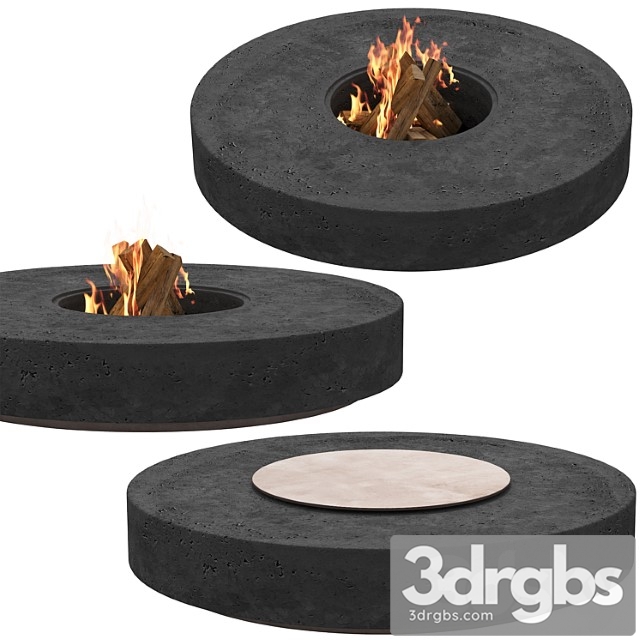 035 Travertine BBQ Dark