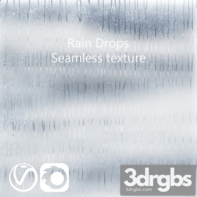 Wet glass - drops in the rain 2