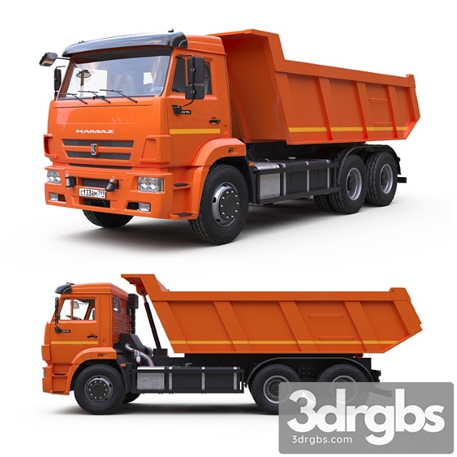 Dump truck on the kamaz-65115 chassis.