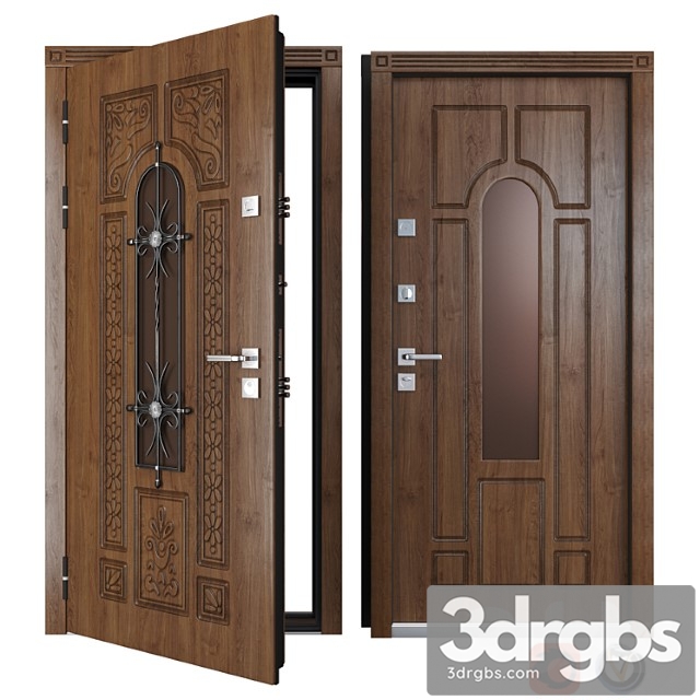 Entrance metal door of vezha 4 3d (your frame)