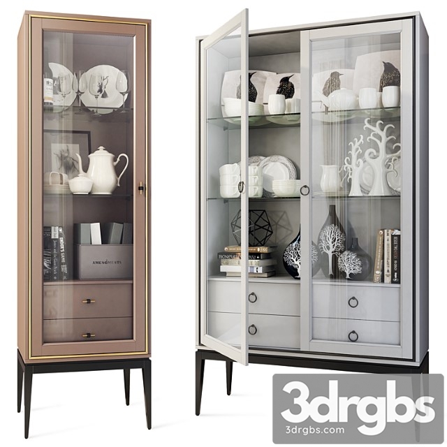 one-door showcase prato. cabinet, showcase by artmax