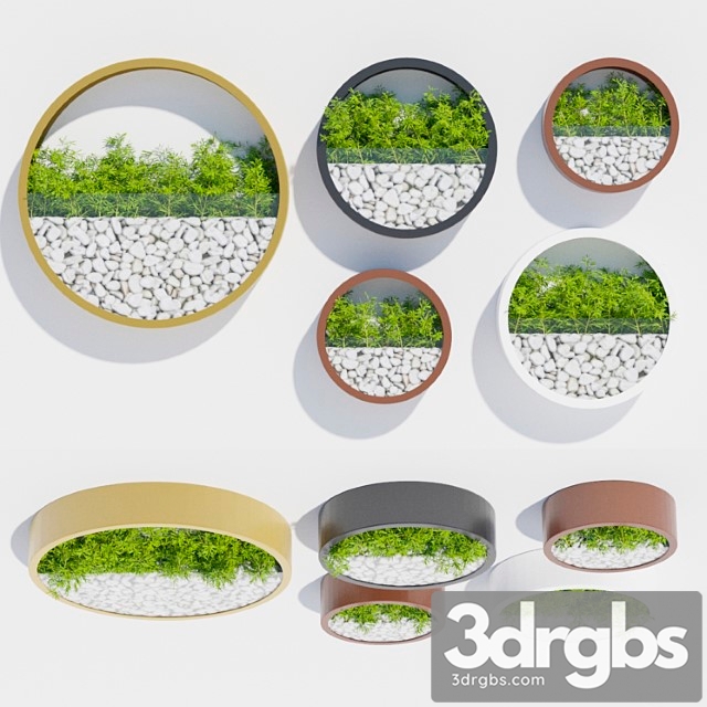Wall planters one