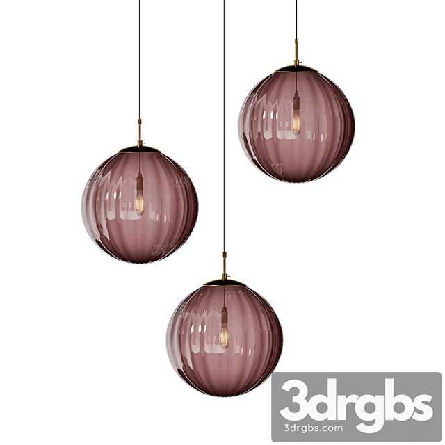 Nordic Colorful Glass Globe Pendant Lights Aska