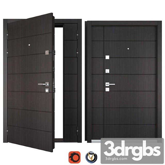 Entrance metal door slim 2 (favorit)