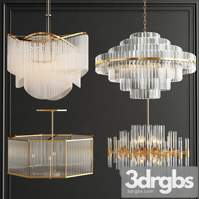 Collection of crystal chandelier